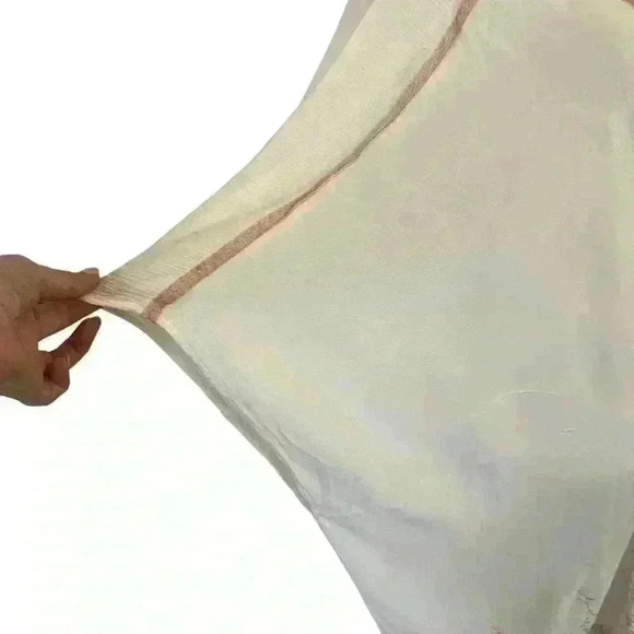 Altar'd State White Embroidered Kimono with Tan Embroidery Size S/M Boho - Picture 3 of 10